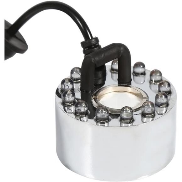 24V Color Changing Ultrasonic Mist Maker Water Fountain Fogger Air Humidifier - Picture 3 of 7